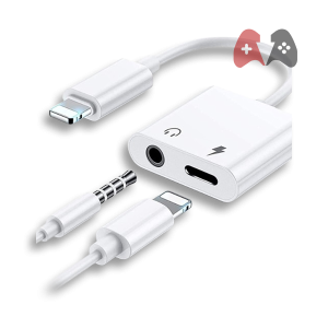 iPhone Aux Adapter 2-in-1 Adapter Cable - KY-160 KIN in Lahore