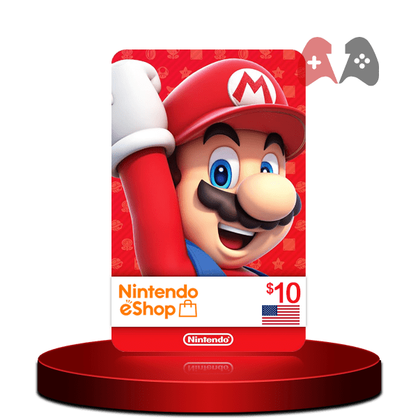 nintendo 10 gift card