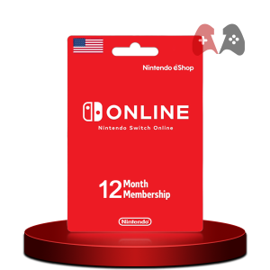 Nintendo Switch Online Membership Card USA 12 Months