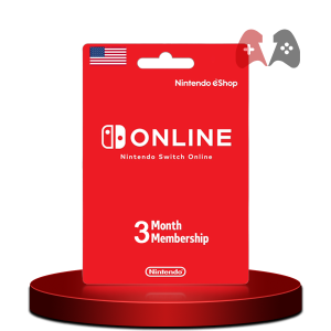 Nintendo Switch Online Membership Card USA 3 Months