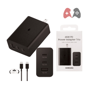 Samsung 65W 3 Pin Trio Android Charger Lahore
